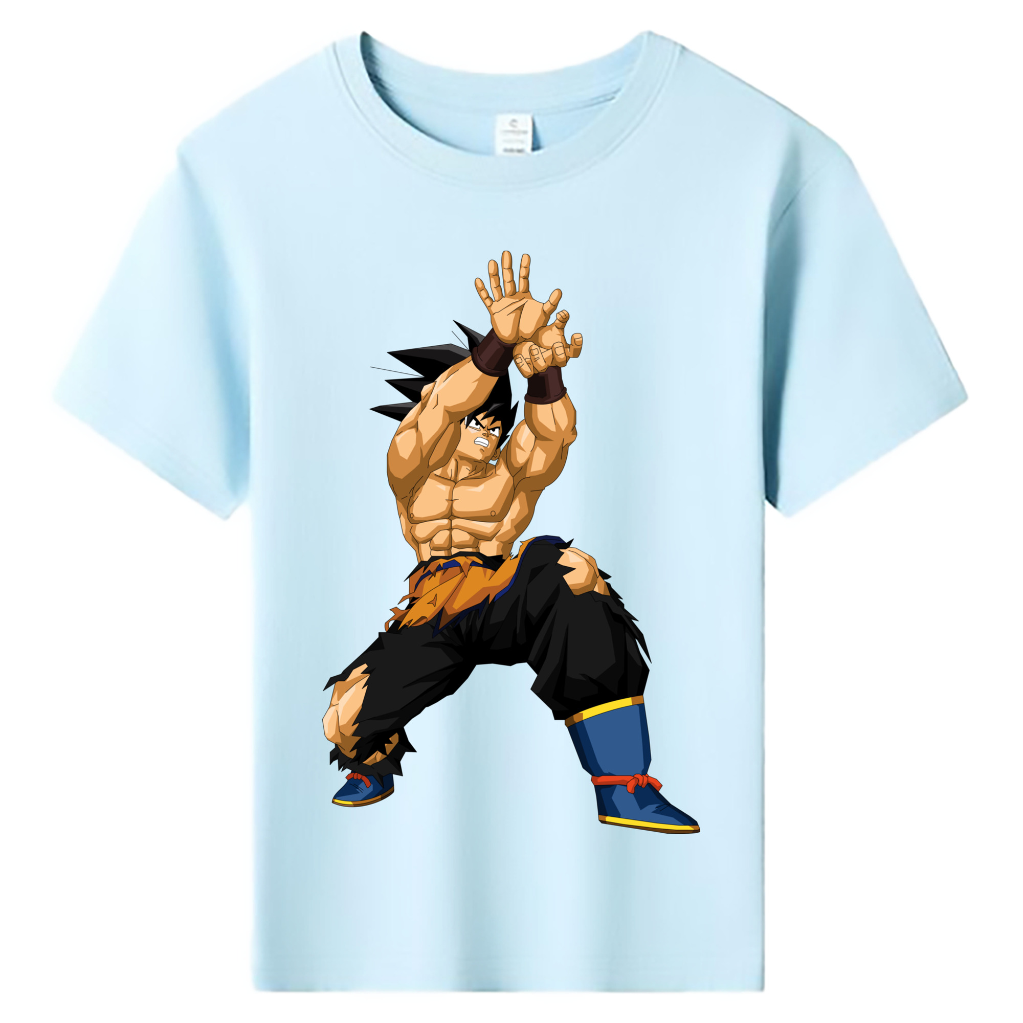 （画像用） ドラゴンボール 孫悟空（そん ごくう）Son Goku カカロット DRAGON BALL Kakarotto 綿100％キッズTシャツ（フロントプリント）